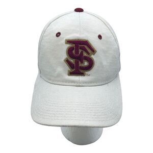 Vtg Florida State Hat Cap Strap Back Embroidered Logo FSU Seminoles Size 6 7/8